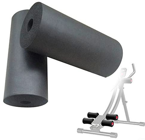 ZYNCUE 1 Paar Schaumstoff-Fußpolster für Heim-Fitnessgeräte, Fitness-Schaumstoff-Roller, Ersatz für Beinverlängerung, Hantelbank, 2 Stück, 140 mm