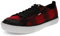 Levi's Anakin Neo Plaid Casual Sneaker Schuh für Herren, Schwarz/Rot, 40.5 EU
