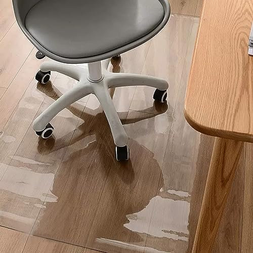 1.5mm Tappetto Trasparente Per Pavimenti Duri Tappeto Salvapavimento Tappetini Per Sedie Da Ufficio Antiscivolo PVC Plastica Protezione Pavimento Tappetino Sottopiatto Resistente (Color : Clear, Siz