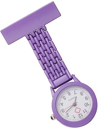 PACKOVE Taschenuhr Stethoskope Kasacks Damen Pflege Pupillenleuchte Nurses Kugelschreiber Mehrfarbig Schwesternuhr Stetoskop Dr Who Violett Mode Schwesterntisch