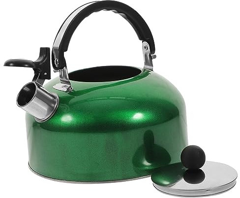 Cabilock Hervidor De Agua Resistente Para El Hogar Hervidor De Agua Silbante De 1 2 L De Acero Inoxidable Para Uso En Estufas De Gas Estilo Aleatorio