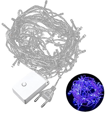 jojofuny 10 Saiten 100 Lichterketten leds birnen led_leuchtmittel wihnachtsdeko weinachtsdeko hochzeitsdeko weihnachtadeko Weihnachtsbeleuchtung draussen Laternenpfahl Garten Licht