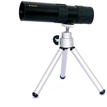 4K 10-300 x 40 mm dehnbares Monokular mit Handyhalterung und Stativständer, Monokular für Vogelbeobachtung, Wandern, Teleskope für Erwachsene, Astronomie