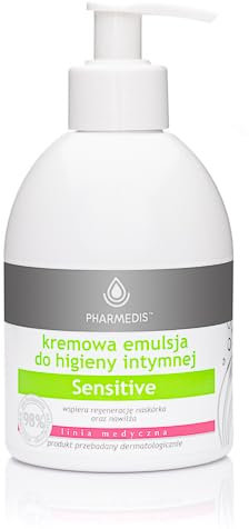 PHARMEDIS Intim Waschgel mit Milchsäure - Cremige Intimhygiene Waschlotion für Damen Herren & Mädchen - pH-optimale Intimbereichs-Pflege - Sanftes Intim-Waschgel für Tägliche Intimpflege 300ml