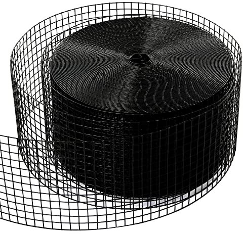 MEHOOSPVN Solar Panel Bird Mesh, Solar Panel Bird Guard, Black PVC Coated Wire Mesh 70 Fixing Clip Kit Bird proofing of Solar Panels for Control & Prevention of Pigeons Nesting Under Roof Solar Panels