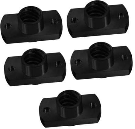 FUNOMOCYA 5 Piezas Tuerca De Tornillo De T8 Piezas De Impresora 3d Tuerca De Tornillo De Pom Tuerca De Motor Trapezoidal Reemplazo De Tuerca De Husillo Tuerca Pom T8 Pompón