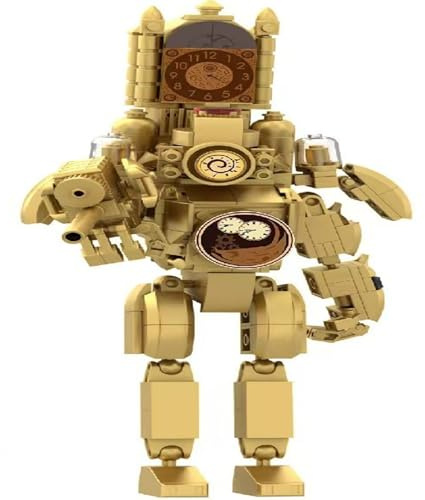 LCTM Titan Clock Man Building Blocks Toy Photographer Speaker Clock TV Man Monitor Action Character Model Horror Game Multiverse Upgrade Adult Children Fans Collection Animation Birthday Gift A