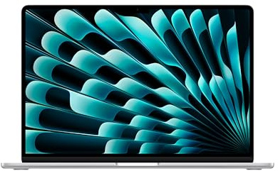 Apple MacBook Air de 15,3 Pulgadas con Chip M5: Pantalla Liquid Retina, CPU de 10 núcleos, GPU de 10 núcleos, 16 GB de Memoria unificada, 1 TB de SSD, Wi-Fi 7,Teclado portugués; Plata