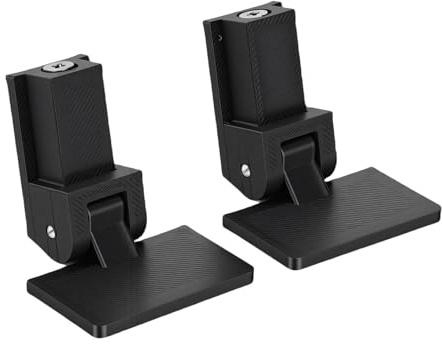 HEEPDD Turntable Dust Cover Hinge, ABS Replacement for Audio Technica LP Models and Stanton Turntables, 2 Pack Durable Parts for Record Player Protection