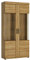 Möbel to go Cortina hoch breit 2 tür glasiert Vitrine, Melamin, 928 x 1950 x 374 mm