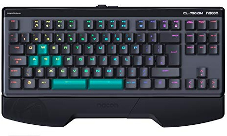NACON CL-750OM Tastatur USB Italienisch Schwarz, Grau