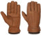 Stetson Deer Cashmere Lederhandschuhe Herren - Aus 100% Hirschleder - Gefüttert aus 100% Kaschmir - Fingerhandschuhe mit Raffung & dezenten Ziernähten - Handschuh Herbst/Winter hellbraun 8 1/2 HS