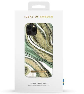 IDEAL OF SWEDEN IDFCSS20-I1965-192 - Fashion Case - Cosmic Green Swirl - für Apple iPhone 11 Pro Max, Apple iPhone XS Max
