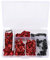Per set bulloneria ergal Qiilu Kit bulloni per carenatura, 158 pezzi/set Kit viti per carenatura universali Kit chiave per guarnizioni Accessori per moto(Rosso) adatto per viti ergal moto
