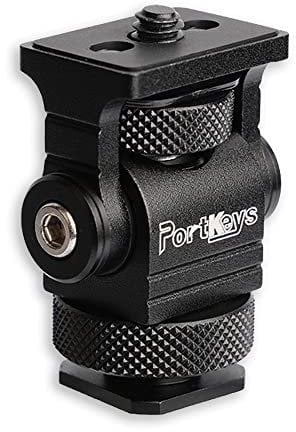 Portkeys Monitor Holder with Locating Pins for BM5, BM5II, BM5III, BM5WR, PT5, LH5P, LH5H, HS7T, LEYE