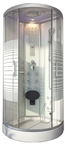 Desineo Box Doccia Hammam 90 x 90 x 220 cm Modello Bianco