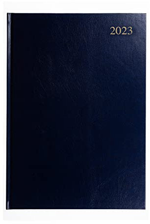 Collins Essential A4 Wochenplaner 2023 – Blau – Kalender, Jahr, Wochenplaner, Tagebuch und Planer für Geschäft, Büro und Privat