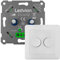 Ledvion - LED Duo Dimmer 3-100 Watt, inkl. Weiße Abdeckplatte, Universell, LED, Einbaudimmer, Phasenabschnitt