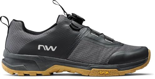 Northwave Crossland Plus MTB/Dirt Fahrrad Schuhe grau/schwarz 2024: Größe: 46