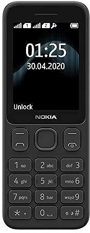 NOKIA 125 NEGRO, 2.4 , TFT, 240 X 320 PÍXELES, 4 MB, DUAL SIM