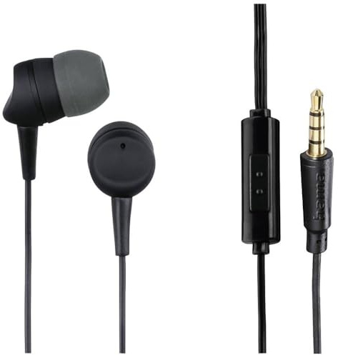 Hama Kooky Headset Wired in-Ear Calls/Music Black, Grey