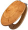 banjado Design WC Sitz Bambus Absenkautomatik 45,8x37,5cm / Toilettendeckel mit Absenkautomatik Holz/hochwertiger Bambus Klodeckel/WC-Sitz für gängigen Toiletten/Motiv Baumstamm