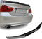 FLY DESIGN 70249 Heckspoiler für BMW 3er E90, Spoiler Heckflügel, Spoilerlippe für Auto-Tuning Carbon Optik