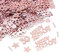 30 Birthday Confetti, 30th Rose Gold Metallic Foil Sequins Table Scatter Sprinkles for 30 Years Birthday Party Anniversary Table Party Decorations 15g A3MGSRZX (30th)