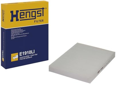 HENGST - Innenraumfilter E1910LI - Luftfilter für den Innenraum mit Pollenfilter - Filtert Staub & Pollen für Allergiker - Für saubere Luft im KFZ - Automotive Zubehör für Fahrzeuge