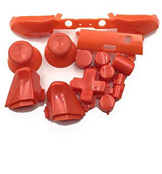 YANHAO [Videospielteile] 1set Plastic RB LB Bumper RT LT Trigger Buttons Mod Kit for Microsoft Xbox One S Slim Controller Analog Stick Dpad [Ersetzen] (Color : Orange)