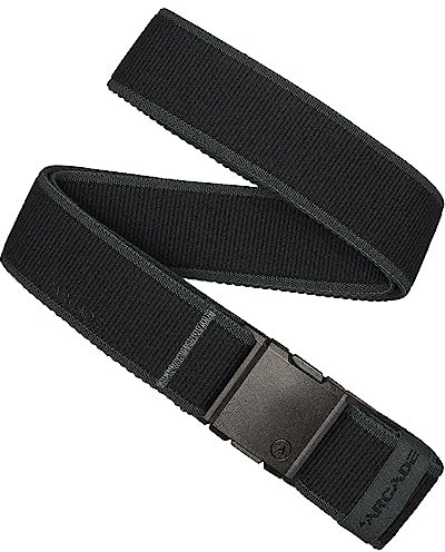 Arcade Belt Carto A2 Elastischer Stretchgürtel, Schwarz/Jalapeno, One size