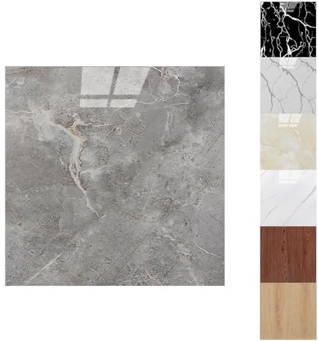 Adesivi per Piastrelle,22Pcs 30 * 30cm(2m²) Effetto Marmo Autoadesivi in PVC,Piastrelle da Parete in buccia e Bastone per Cucina,Rivestimento per Pavimento per Cucina,Bagno,Camera da letto,Soggiorno