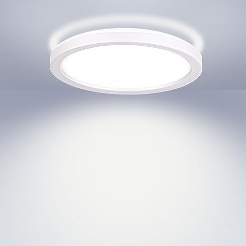 max K O M F O R T LED Deckenlampe LUCKY rund weiß 12W - Neutrales helles Licht für jede Ecke