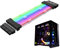 Toseky RGB Sleeved Cables PC Cable Extensions Compatible with Dual LED Light Components for RGB Software From Major Motherboards