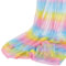 FINGERINSPIRE 5 m Mehrfarbiger Tüllstoff 1.6 m Regenbogen Tüll Netzstoff Polyester Regenbogen Netzstoff Meterware Bunter Tüllstoff Für Die Herstellung von Kleidern Kostümen DIY Handwerk