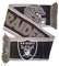 Great Branding Las Vegas Raiders NFL HD Jaquard Scarf Black Gray Schal - Stk