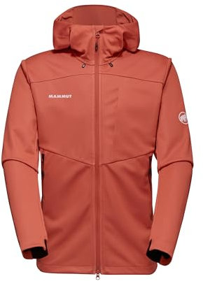 Mammut Herren Ultimate Vii So Hooded Jacket Men Softshelljacke, brick, M