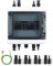 DIHOOL DC überspannungsschutz PV 2 Strings Solar Anschlusskasten für 2 * 400W Solarmodule Balkonkraftwerk, 15A 500V DC Trennschalter PV Anlage