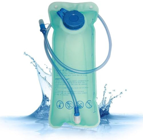 Poche Hydratation,2L Poche à Eau,Sac de Réservoir d'eau,Vessie d'Hydratation avec Valve de Morsure,Sac à Eau,Gourde Pliable Poche,Water Bladder,Sport Sac D'hydratation,pour Camping Randonnée,Escalade