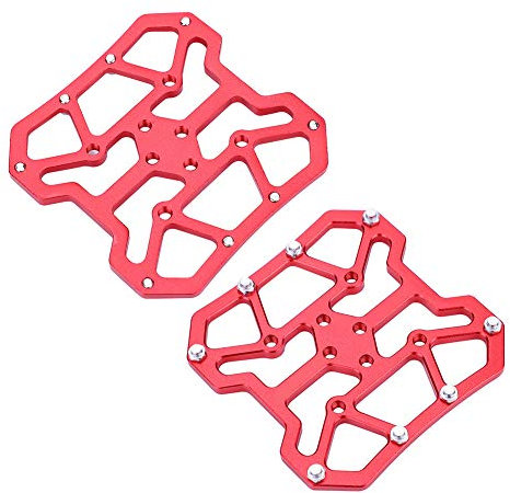 Hominas Klickpedal Plattform Adapter, 1 Paar Fahrrad Pedalless PlattformadapterAluminium Bike Clipless Pedal Adapter für SPD Pedale