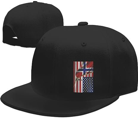 527 Herren Damen Distressed Basecap Usa-Amerikanische Flagge Und Norwegen-Flagge Basecap Verstellbar Outdoor Hut Mode Baseballmütze Für Wander Sport Draussen