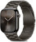 HITZEE Kompatibel with Apple Watch Armband 46mm 45mm 44mm 42mm, Edelstahl Metall Ersatzband Armbänder Band Kompatibel für iWatch SE Series 10 9 8 7 6 5 4 3 2 1, 42/44/45/46mm Graphit