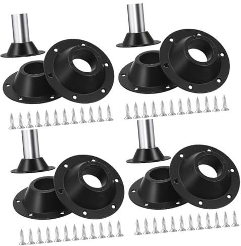 iplusmile 8pièces Support De Table Amovible pour Camping-Car Base De Montage RV Installation Facile Compatible avec Les Véhicules Design Compact Et Élégant