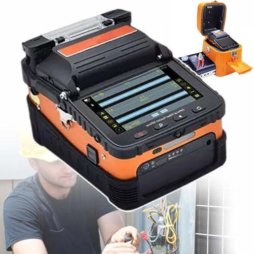 XNYXLPP Giuntatrice Automatica per Fibre, giuntatrice per Fusione di Fibre ottiche, saldatrice per Fibre ottiche con Supporto per Fibra 3 in1