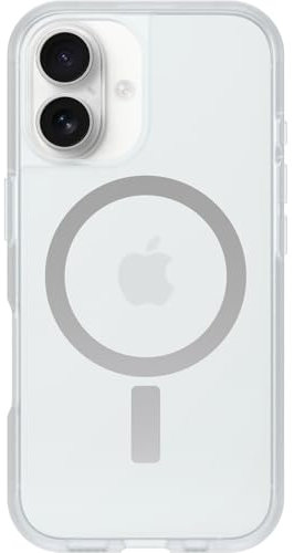 OtterBox React Series MagSafe Case for iPhone 16, Shockproof, Drop proof, Ultra-Slim, Protective Thin Case, Tested to Military Standard, Clear