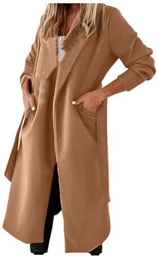 Long Manteau Femme Veste Tailleur Femme Chemisier Rose poudré Gilet Long Femme Sweat Fille 10 Ans Veste Longue Femme Pull Femme Hiver Chaud Chic Gilet ete Femme Manteau Homme Hiver Chaud Long