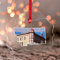 Montana Weihnachtsschmuck USA American State Skyline Schmetterling Weihnachtsbaum Ornament Andenken berühmte Stadt Wahrzeichen Poster Acryl Weihnachtskugel für Xmas Party Dekorationen