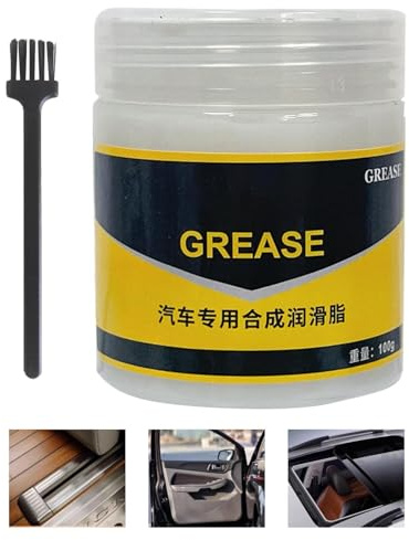 Graisse pour Charnière de Porte de Voiture,Graisse pour Toit Ouvrant de Voiture,Lubrification pour porte coulissante de toit ouvrant 80 g | Graisse polyvalente et durable pour rail coulissant, résista