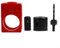Door Lock Installation Kit Designed for Common Lock Sizes with Adjustable Plastic Guide Template