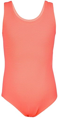 Aquarti Mädchen Badeanzug mit Ringerrücken – Sport Badeanzug Mädchen, Chlorresistent, Farbe: Jacquard Punkte Orange, Größe: 164